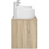  Set namještaja za kupaonicu 3 kom. Hrast sonoma Smeđa 49,5 x 44,5 x 66 cm | shoptok.hr
