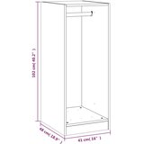  Ormar boja hrasta sonome 48x41x102 cm od konstruiranog drva | shoptok.hr