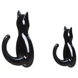 INF Stenske kljuke Cat Tail (2 paketa) Black, (21273876) Cene