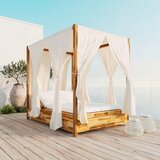 Bessagi Garden Vrtni Ležalnik Marta, Svetlo Siva, Masivno | Shoptok.si