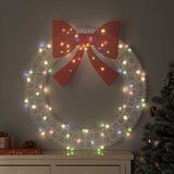  Vijenac s 80 LED svjetlima Šareni 92 x 92 x 9,5 cm Akril | shoptok.hr