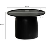 MID.YOU klubska miza, črna | Shoptok.si