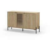 Marckeric Niska komoda u dekoru hrasta u prirodnoj boji 120x80 cm Inca – | shoptok.hr
