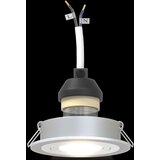 vidaXL Vgrajeni reflektorji 24 kosi Okrogle GU10 Srebrna Ø91 mm | Shoptok.si