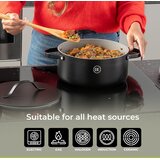 BE Living Lonec s pokrovom Essential Black 28 cm, (5000357450) | Shoptok.si