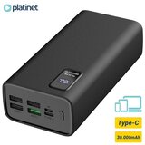 Platinet Power Bank 30.000mAh, črna Cene