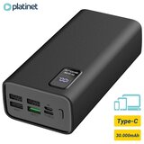 Platinet Power bank sa LED displejom Power Delivery 30000 mAh 3,7V crna Cene