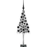  Božićno drvce s 150 LED svjetlima Bijelo 120 cm PE i čelik | shoptok.hr