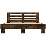  Okvir za krevet boja hrasta 150x200cm konstruirano drvo i metal | shoptok.hr