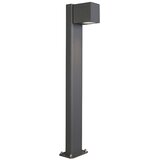 QAZQA Industrijska stoječa zunanja svetilka temno siva 65 cm IP44 - Baleno Cene