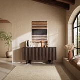 MOME Rjava komoda iz masivnega manga 160x80x40 cm Tamira – | Shoptok.si