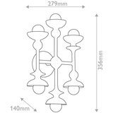 Elstead Lighting STENSKA SVETILKA Alora 60 W 220-240 V E14 | Shoptok.si
