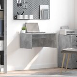  Stol za zid Betonski sivi 60 x 45 x 30 cm Konstruirano drvo | shoptok.hr