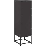  Visoka komoda crna 36x39x123 cm čelična | shoptok.hr