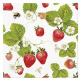  Dekupaž salvete - Strawberries with Bees - 1kom Cene