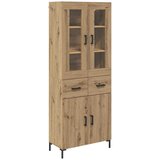  Highboard 2 kom. Umjetnički hrast 69,5 x 34 x 180 cm | shoptok.hr