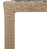  9-dijelni vrtni bistro set od poliratana s jastucima bež | shoptok.hr