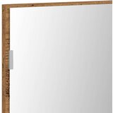  Kopalniška ogledalna omara z LED lučko star les 80x37 cm, (22008356) | Shoptok.si