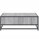  Stol za kavu Sivi Sonoma 80x80x30 cm Konstruirano drvo i metal | Eponuda.ba