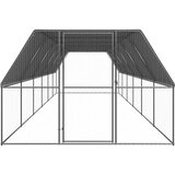 Vanjski kavez za kokoši 3 x 12 x 2 m od pocinčanog čelika | shoptok.hr
