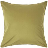HOMESCAPES olivno zelena prevleka za vzglavnik 1000 niti, 40x40 cm, (20750998) | Shoptok.si