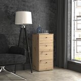 Mömax komoda tempra 2, barva hrasta | Shoptok.si