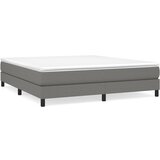 Maison Chic Box spring postelja - Vzmetna postelja z vzmetnico temno siva 180x200 cm blago SL21241, (21892912) | Shoptok.si