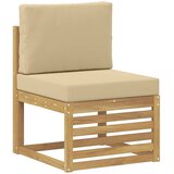  Set vanjskih sofa s jastukom 6 Komad Bijela i bež | shoptok.hr