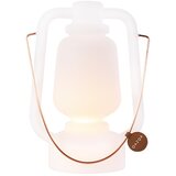QAZQA Namizna svetilka polnilna 30 cm IP44 bela - Storm Small Cene