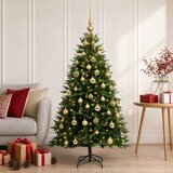  Umjetno božićno drvce s kuglicama 150 cm 150 LED lampica | shoptok.hr