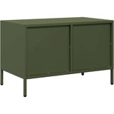 vidaXL TV ormarić maslinastozeleni 68x39x43,5 cm hladno valjani čelik | shoptok.hr
