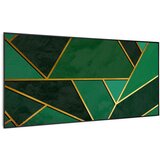 Klarstein wonderwall air art smart, infracrveni grijač, zelena linija, 120 x 60 cm, 700 w | shoptok.hr