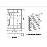 Hanah home Esteban Crna polica za knjige 120x156x22cm, crna | Eponuda.ba