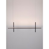 Nova Luce Mat crna LED viseća svjetiljka aluminijska sa sjenilom od akrilnog stakla Looma – | shoptok.hr