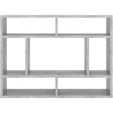  Polica siva boja betona 75 x 16 x 55 cm od iverice | shoptok.hr