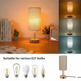  Brilagi - Stona lampa sa USB portom TABLON 1xE27/25W/230V hrast/bež | Eponuda.com