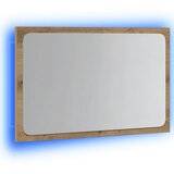  Kupaonsko ogledalo s LED svjetlom boja hrasta 60x8,5x38 cm | Eponuda.ba