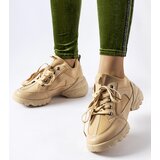 Gemre Dark beige sneakers with a flexible upper Abal | Shoptok.si