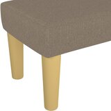  Klupa smeđesiva 70 x 30 x 30 cm od tkanine | shoptok.hr