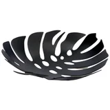 Činija za voće - Monstera, black