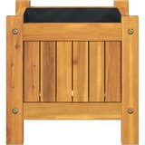  Vrtna sadilica s oblogom 31x31x30 cm od masivnog drva bagrema | shoptok.hr