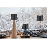 Globo 58488B - LED stona lampa 3u1 VANNIE I s dodirnim prigušiva, punjiva, za spoljašnju upotrebu, LED/3W/5V IP54, crna | Eponuda.com