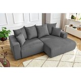 Bobochic Paris Siva baršunasti kutna garnitura Enjoy – | shoptok.hr