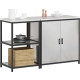  Kuhinjski set za pohranu 2 pcs Srebrna 150 x 50 x 92 cm | shoptok.hr