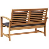  Set vrtnog stola i klupe s jastučićem 2 Komad Čvrsto teak drvo | shoptok.hr