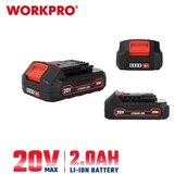 WorkPro wp398005 Set – punjač baterija (2,4A) sa dve baterije 20V (2.0Ah) ( WP398005 ) Cene