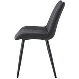 MID.YOU Set Stolov Lotta, Antracit, 2 Kos | Shoptok.si