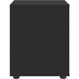 vidaXL nočna omarica VISNES Black 45x40x50 cm inženirski les | Shoptok.si