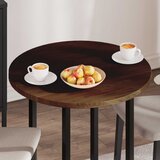  Gornji dio stola Tamno smeđa Ø 70 x 2,5 cm Čvrsto Hrastovo Drvo | Eponuda.com