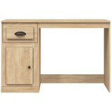  Radni stol s ladicom boja hrasta 115x50x75 cm konstruirano drvo | shoptok.hr